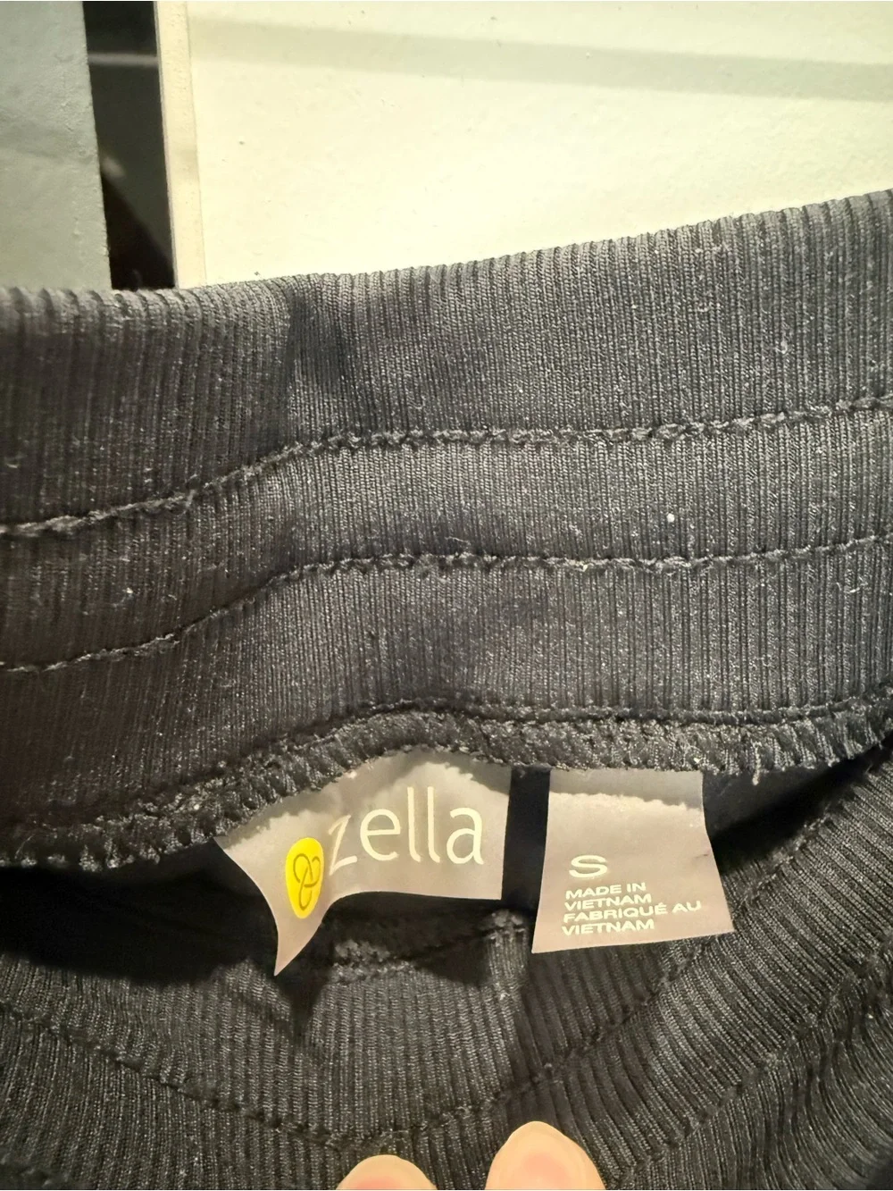 Zella Black Jogger Pants with Drawstring Waist